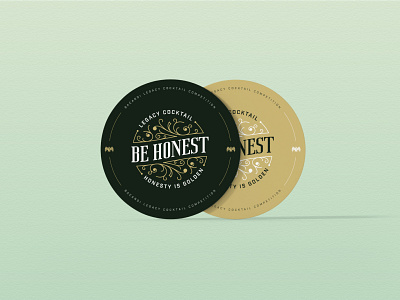 Be Honest Cocktail - Visual Identity bartending branding design campaign design cocktail icosaedru identity design identity designer logodesign marketing materials visual system