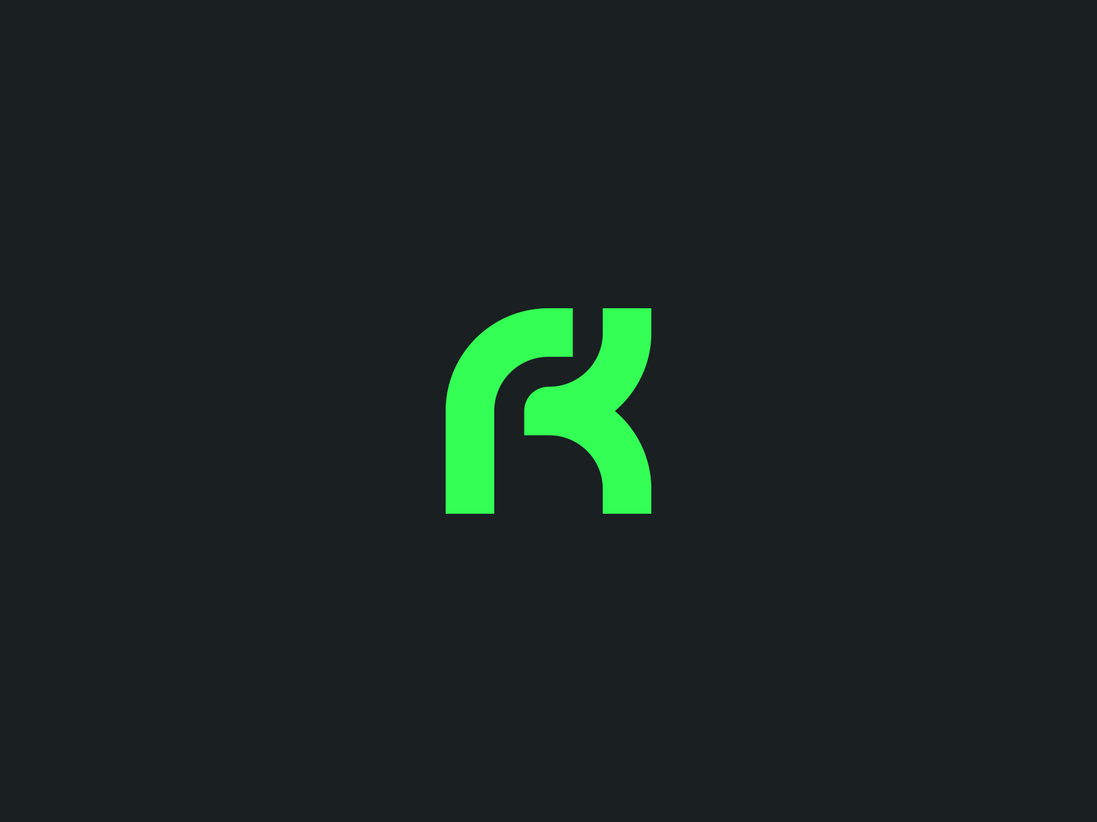 RK Monogram for Robert Katai animation balanced brand identity branding clean icosaedru initials logo logo construction logo design logo grid minimal modern logo monogram logo visual identity