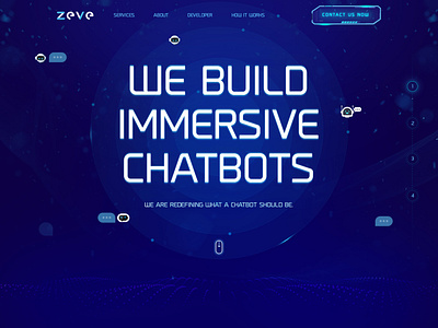 Chatbot landing page