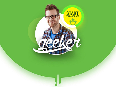 Geeker Intro app clean color icon ios iphone ui ux