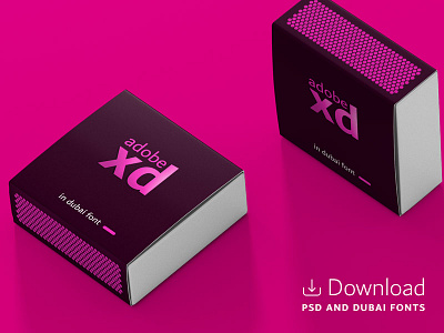 Adobe Xd Match Box box color dowload dubai free mockup presentation psd stationary
