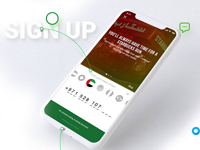 Signup adobexd clean color interface mobile new look starbucks uidesign ux