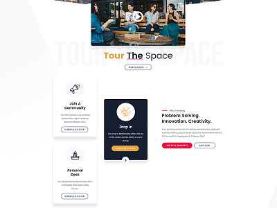 Landing Page For Orca branding clean color design flat icon illustration photoshop psd simple type typography ui ux vector web website