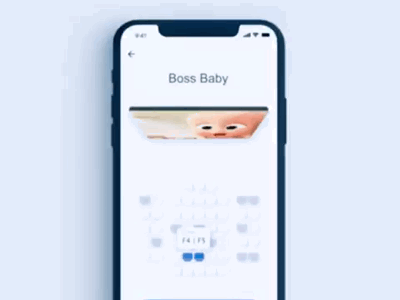 Ticket booking mobile application project inspiration prototype video color gif animated ux ui design mobile app