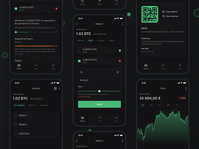 Mobile App - Wasabi Wallet (Concept)