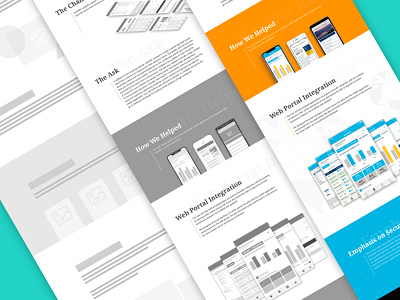 Case Study Design Process app case study design design process interface layout ui ux web website wireframe