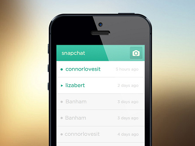 Snapchat Ui concept sketch snapchat ui vector