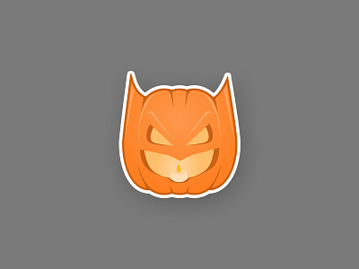 Batman: The Orange Knight? batman mule sketch sticker vector