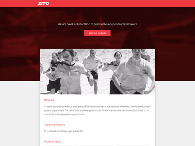 Zito css design film html sketch web website