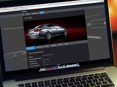 Car Dealer cars mockup ui website