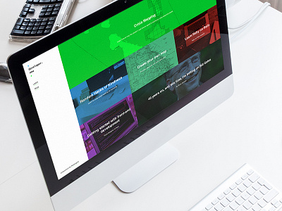 Developer New code design imac learn mockup netengine school website