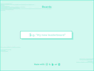 Boards boards create leaderboard react rubik
