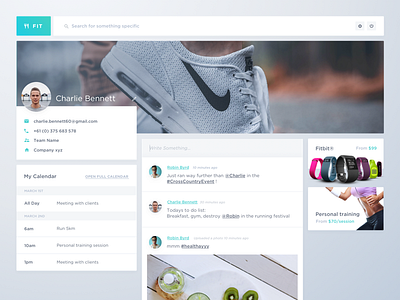 Fit 006 daily ui fitness health user profile