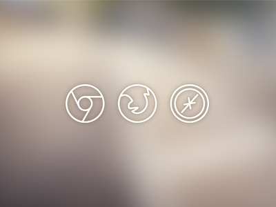 Browser Icons by John on Dribbble