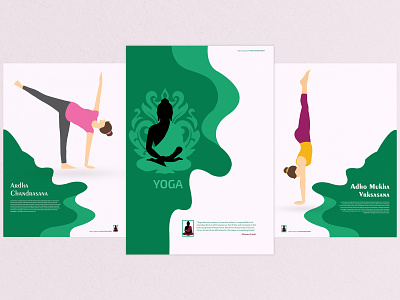 YOGA Illustrations ai flyer template graphic design illustrations template web yoga illustrations