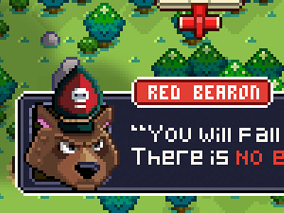 Red Bearon - Mini Portrait character design game illustration sketch