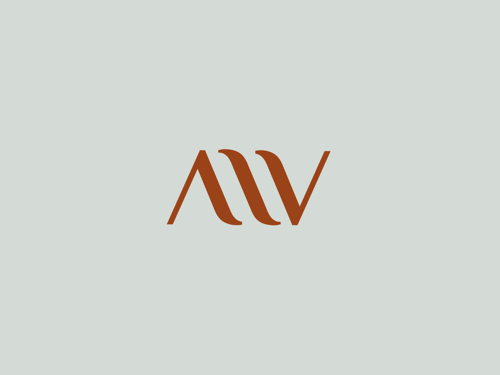 AW logo mark