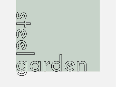 Steelgarden brand branding design geometric graphic logo typography vector