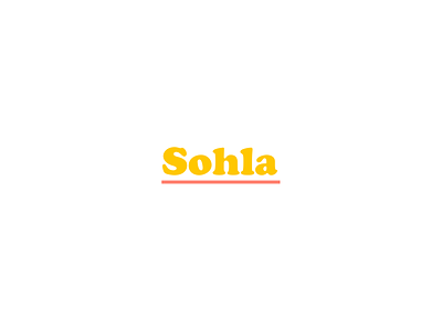 Sohla El-Waylly Logo Wordmark branding design logo typography vector