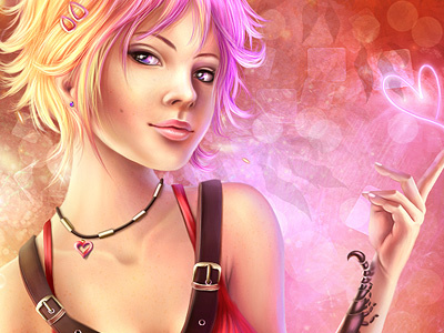 The Zodiac - Scorpio design game illustration ios iphone painting pink red scorpio zodiac