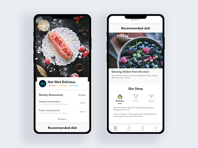 Food APP app design ui