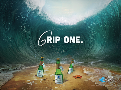 Griptide Reveal Advertisement ad advertisement advertising beer craft beer packaging