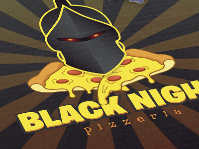 Black Night Pizza Box - cropped black night fortnite gooey knight night ooey pizza pizzeria