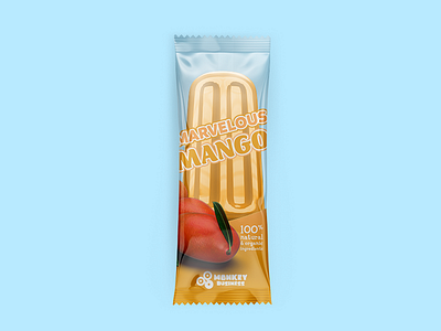 Marvelous Mango Package 3d business ice mango marvelous monkey orange packaging popsicle summer tropical