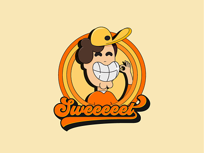 All Smiles dude illustration retro smile sweet vector vibes
