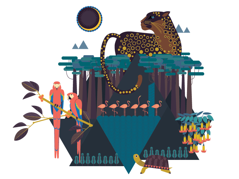 Forests of Arriba 2/3 by Rashmi on Dribbble