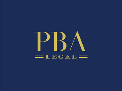 PBA Legal Identity branding graphic design identity design