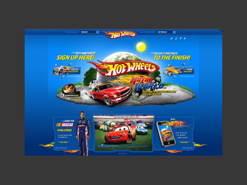 Various Web UI (Hot Wheels, eBay, AE, Callaway, Wallmart) 3d ebay interface interface design interface designer ui unity ux design walmart web website