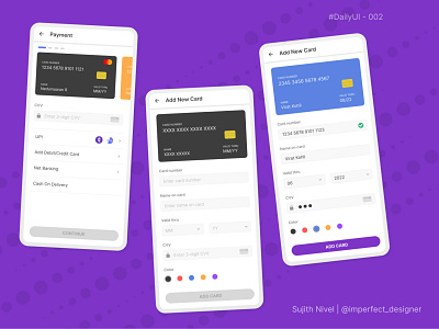 Credit Card Checkout - Daily UI Day 002