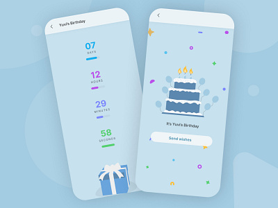 Birthday Countdown - Daily UI Day 014