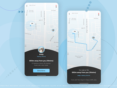 Dog Tracker -Daily UI Day 020 animation app branding dailyui design dog location app location tracker locations logo ui ui ux uidesign ux web