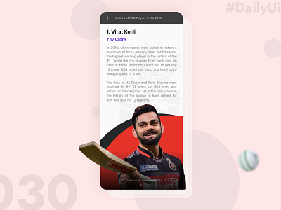 Pricing Page & Profile - Daily UI Day 030 animation app app design cricket dailyui design ipl minimal pricing pricing page pricing plans pricing table ui ui ux uidesign virat kohli web