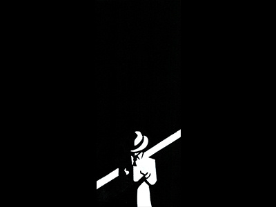 The Observer pen and paper hand crafted book lover reader book hat man with hat black and white bold illustration design drawn on paper hand drawn illustration illustration acrylic marker
