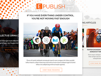 ePublish – Modern Blog Email Template blog creative emaildesign emailer emailmarketing emailtemplate mailer modern