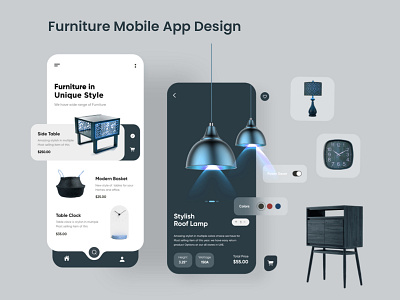 Furniture Mobile App Design android ios mobile app design