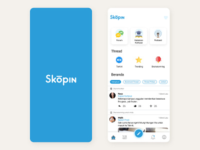 UI Design for Skopin design simple ui ui design