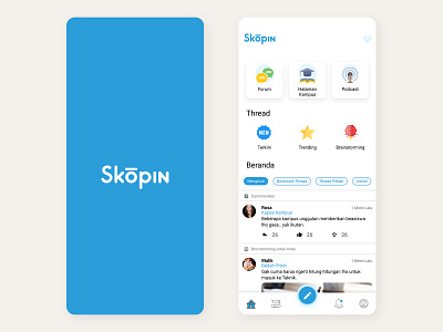 UI Design for Skopin