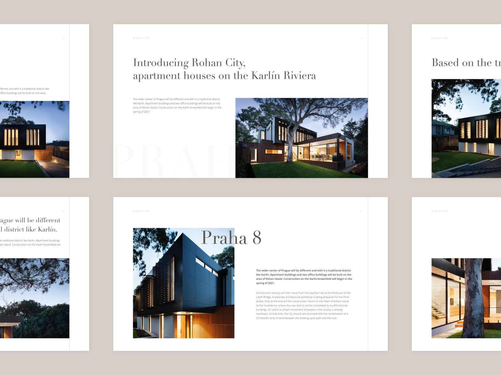 Presentation slide deck Real estate project by Natalia Lek on Dribbble