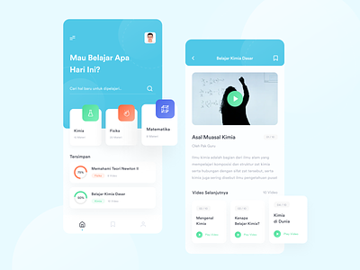 Education App | #Exploration Colors android app branding card clean design education flat icon ios iphone management manager mobile people schedule task task typography uiux work