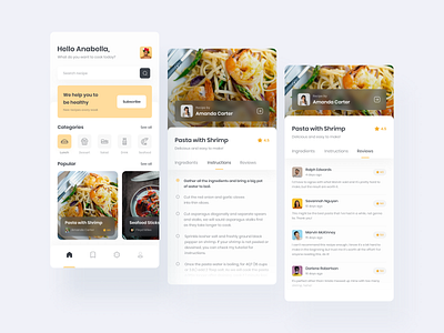 Food Recipes App | Exploration Design
