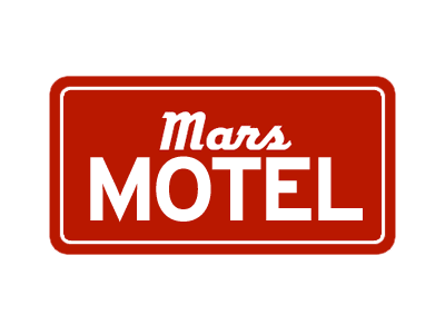 Mars Motel Rebound interstate mars motel rebound red sign