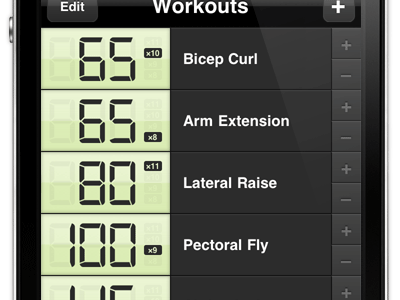 A Personal Thing app dark iphone lcd wep app workouts