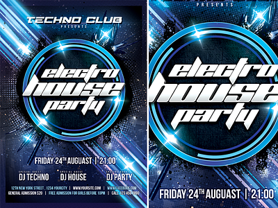 Electro House Party abstract angelic bar black blue club crush dance disco electric electro house party event