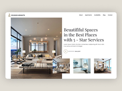 Celsius - Property Landing Page Website