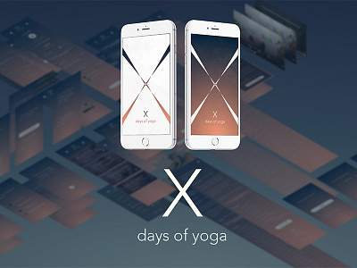 App UI Design: X Days of Yoga app app ui fitness flow health mobile ui ui design ux wireframe yoga zen