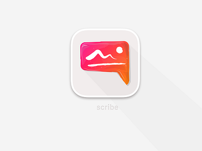 App Icon: Scribe app app design app ui icon icon design interface ios logo mobile ui ux